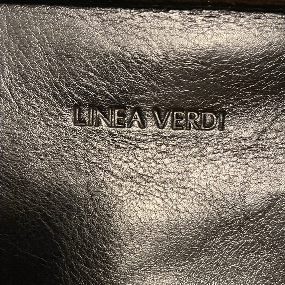 Linea Verdi Black Leather Bag